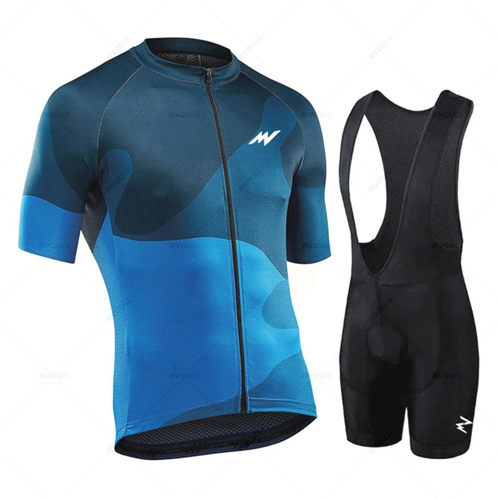 Émile Fahrradtrikot-Set – Herren Trikot & Radhose mit 19D GEL-Polster