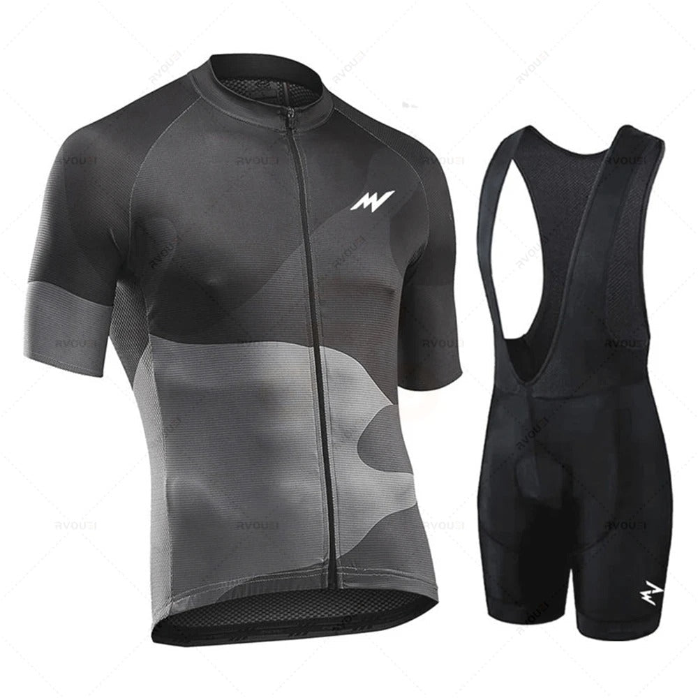 Émile Fahrradtrikot-Set – Herren Trikot & Radhose mit 19D GEL-Polster