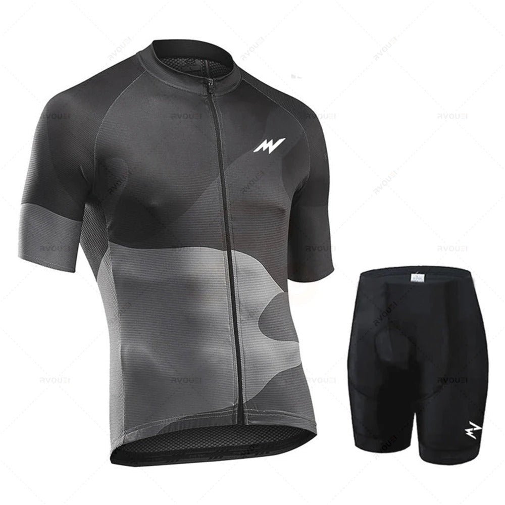 Émile Fahrradtrikot-Set – Herren Trikot & Radhose mit 19D GEL-Polster