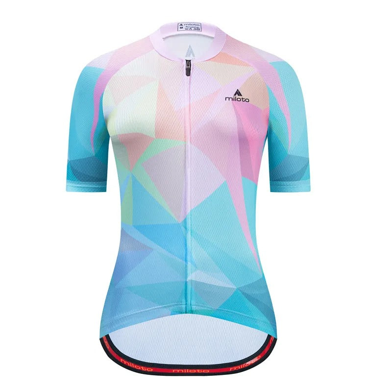 Freya Fahrradtrikot-Set – Damen Sommer-Set mit Gel-Polsterung und sportlichem Schnitt