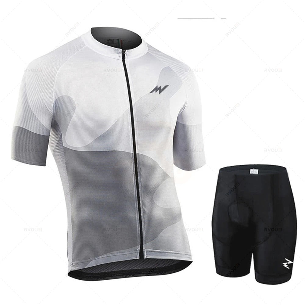 Émile Fahrradtrikot-Set – Herren Trikot & Radhose mit 19D GEL-Polster