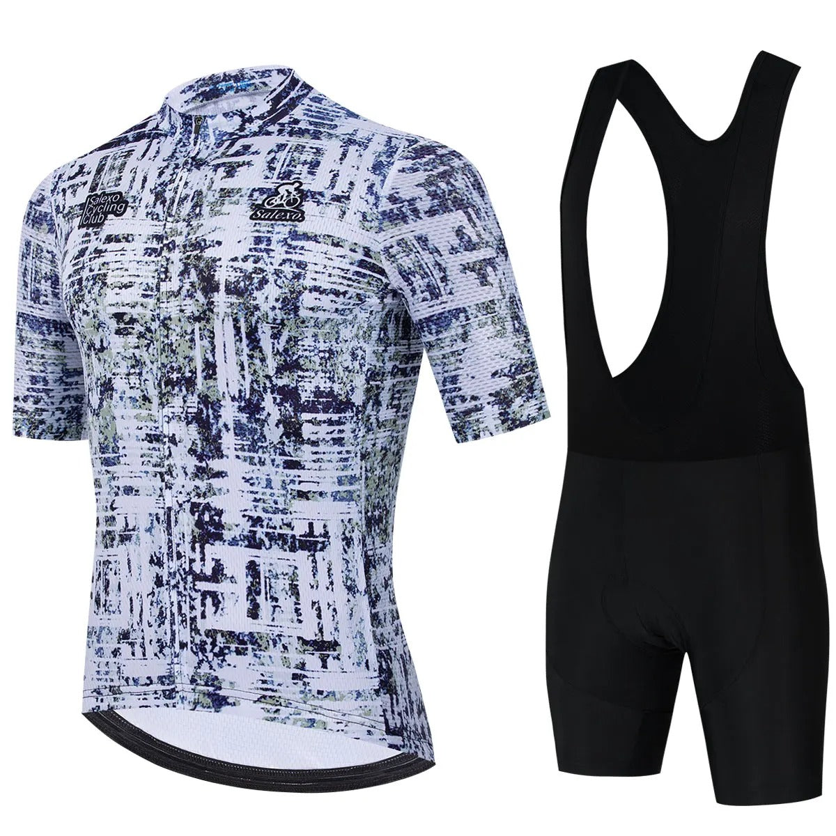 Nico Fahrradtrikot-Set – Herren Sommer-Set mit 19D Gel-Polster und Anti-Rutsch-Hose