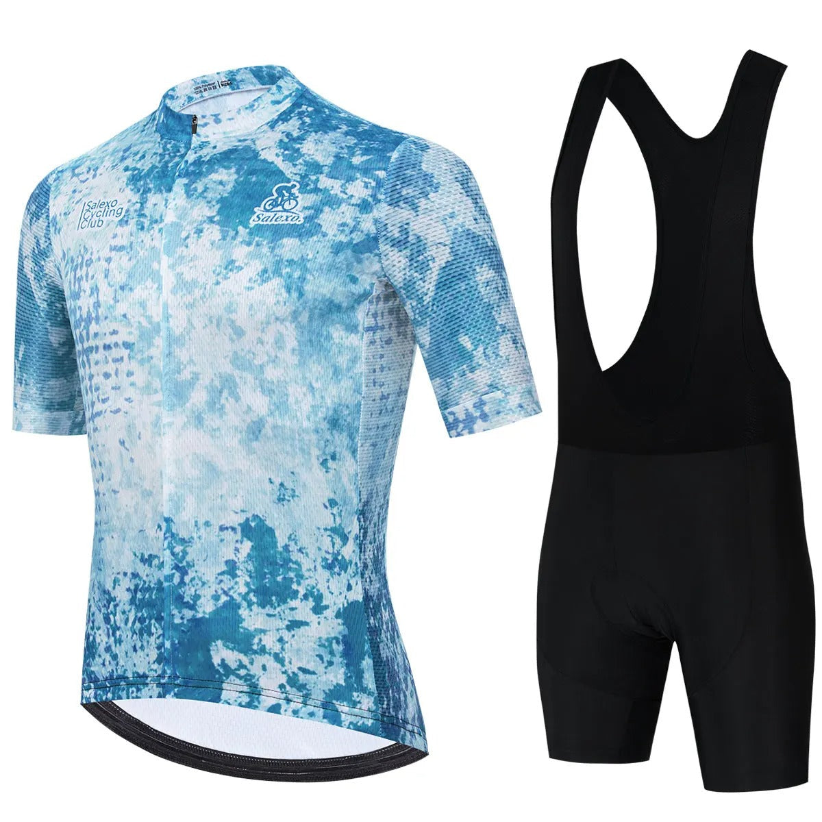 Nico Fahrradtrikot-Set – Herren Sommer-Set mit 19D Gel-Polster und Anti-Rutsch-Hose