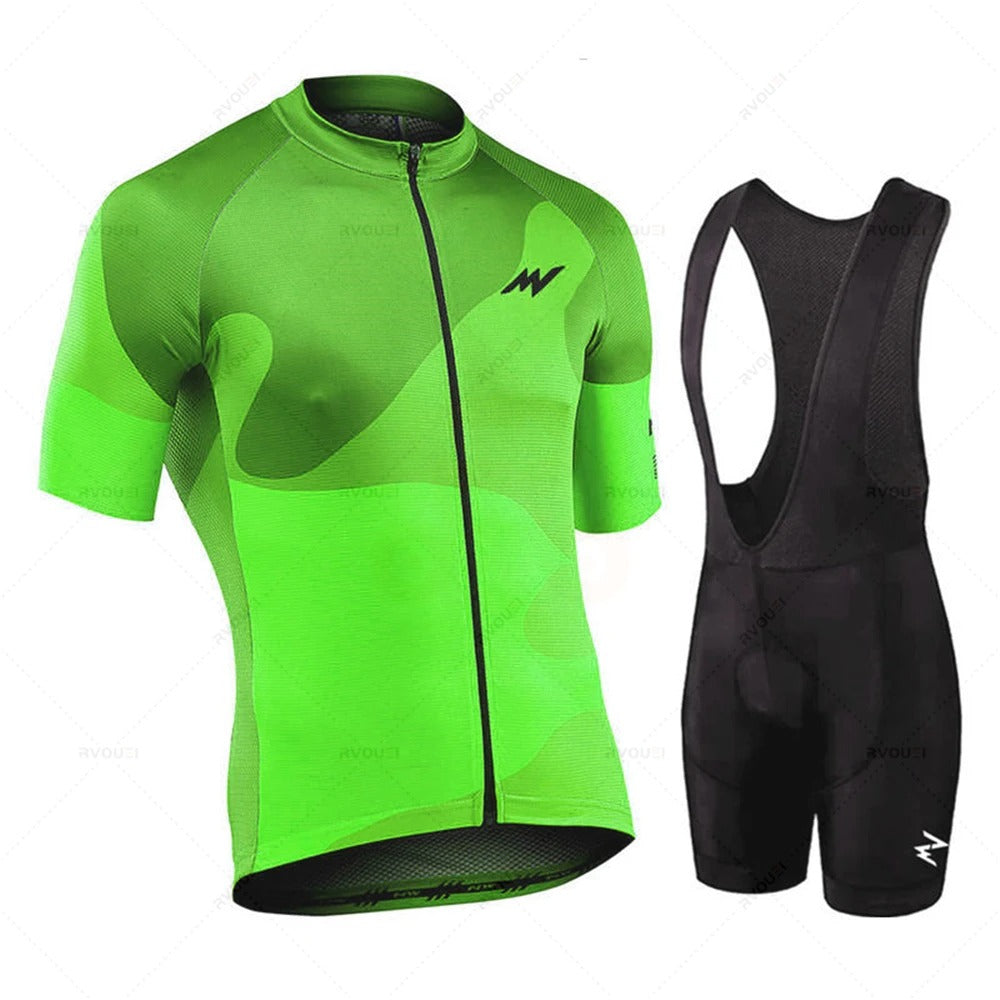 Émile Fahrradtrikot-Set – Herren Trikot & Radhose mit 19D GEL-Polster