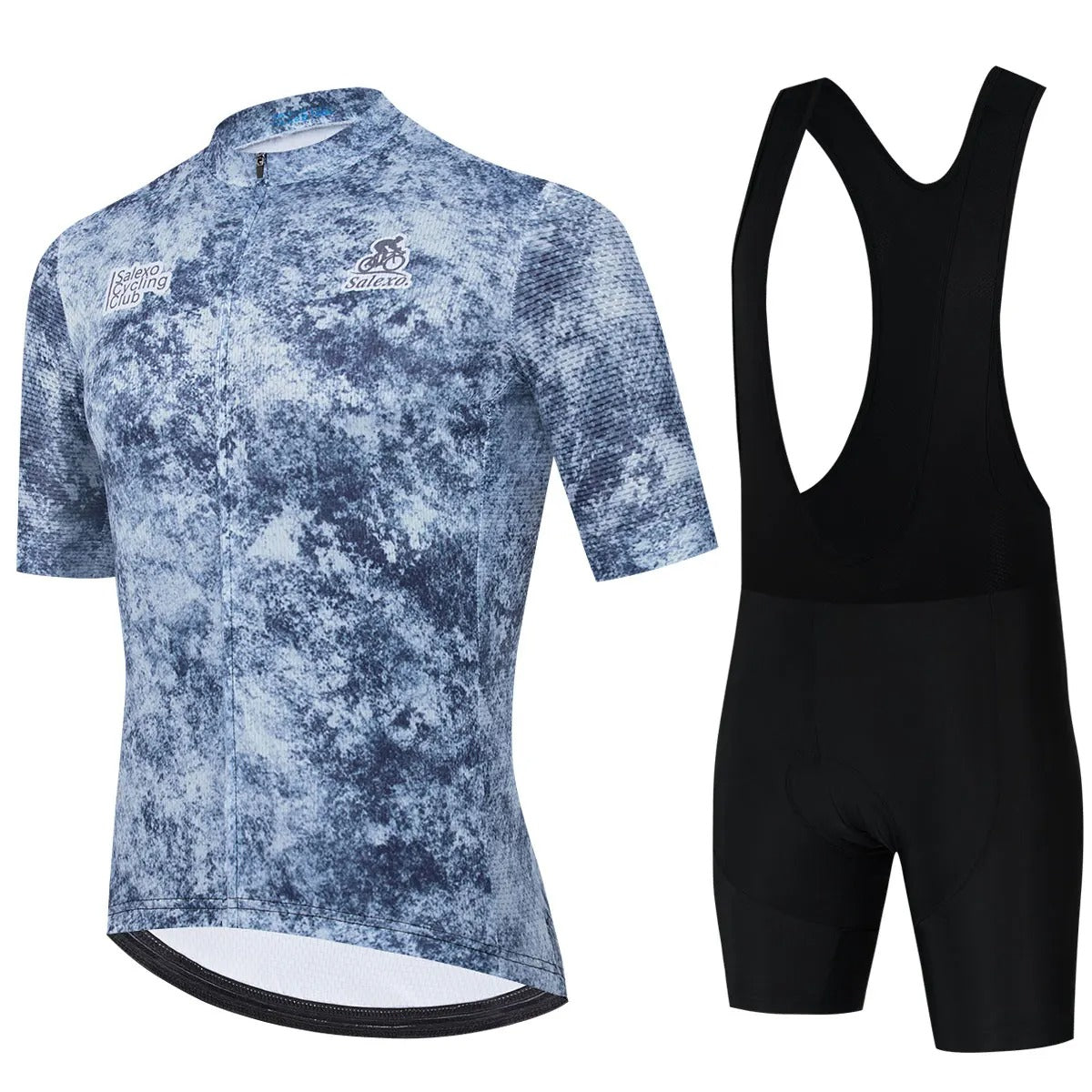 Nico Fahrradtrikot-Set – Herren Sommer-Set mit 19D Gel-Polster und Anti-Rutsch-Hose