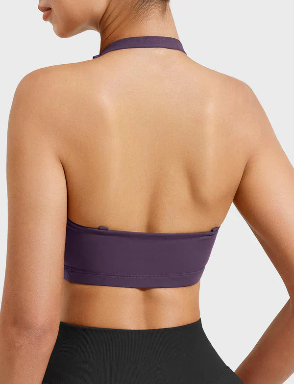 ELVA - Sport-BH mit Twist-Front & Mittlerem Halt - Violett